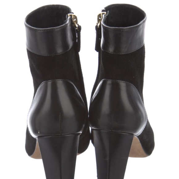 Diane von Furstenberg Suede and Leather Ankle Boots - Picture 6 of 7